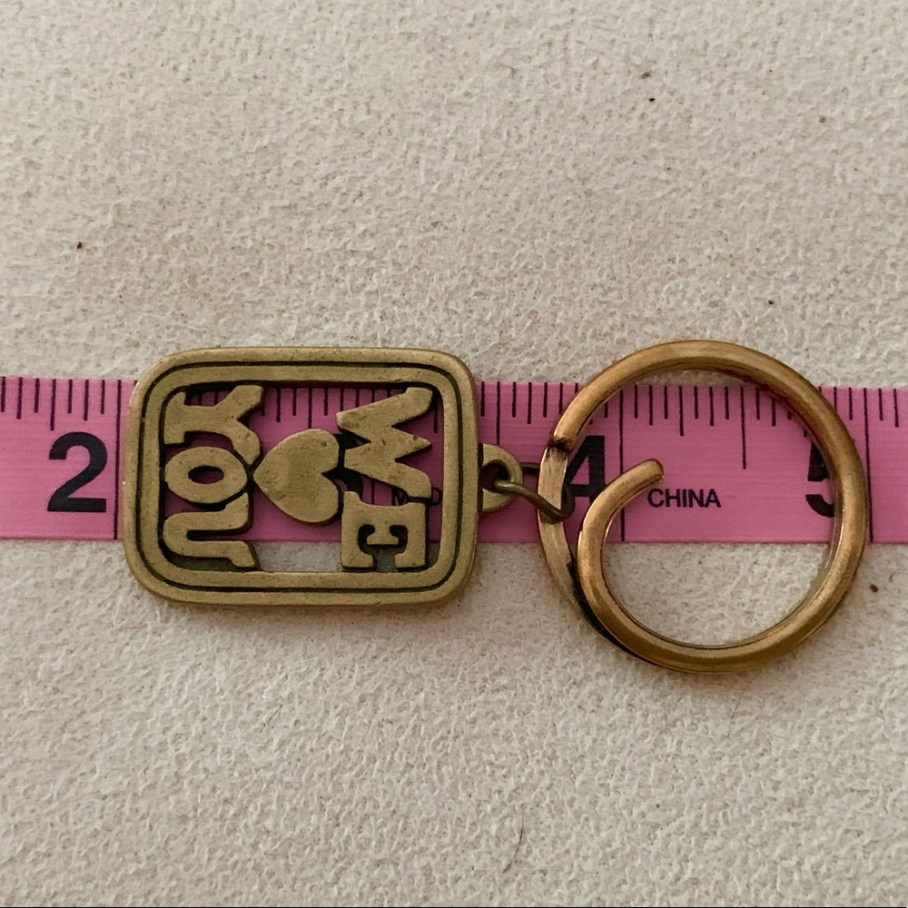 James Avery Rare Bronze Keychain We Love You Gem